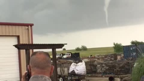 Clouds Forming Tornado in Texas