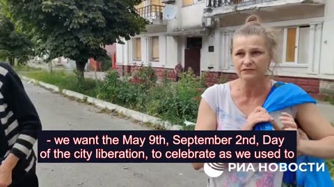 Lisichansk Civilians: UAF Blew It Up, They Treated Us Poorly - Ukraine War Combat Footage 2022