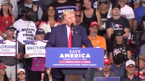 Trump Rally with Doug and Rebbie Mastriano, Wilkes Barre, PA