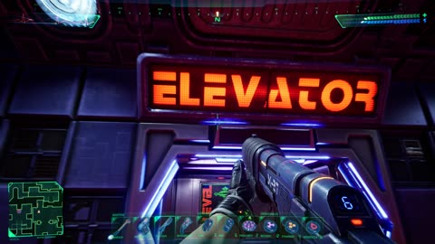 Dancing to Elevator Music in System Shock (with guns)