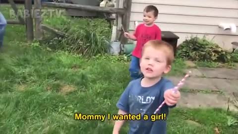 funny babies outdoor