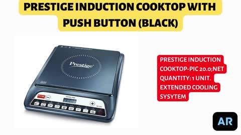 PRESTIGE PIC 20 1600 WATT INDUCTION COOKTOP WITH PUSH BUTTON