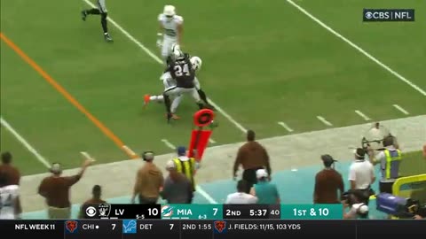 The Las Vegas Raiders On US Sports: Raiders @ Dolphins Highlights