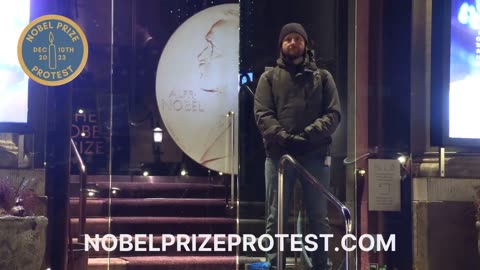 Andreas Sidkvist inbjuder till Nobel protest