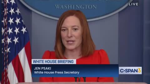 Press Secretary Jen Psaki Justifies Biden Violating His Own Mask Mandate -"He Was Celebrating"