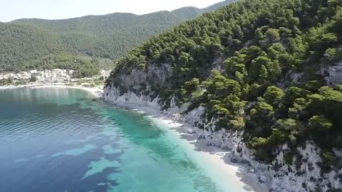 classical entertainment - beach drone vedio/nature