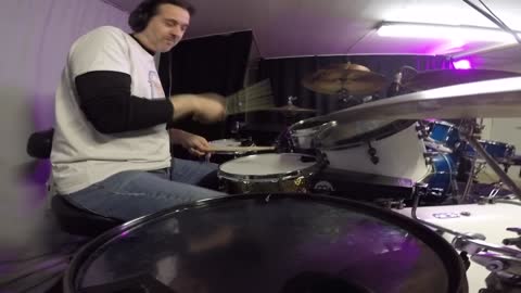 QUEEN DON'T STOP ME NOW "DRUM COVER TRAVAIL DU ROCK A 155 BPM"