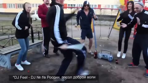 Russian crazy dancer hardbass