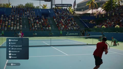 Matchpoint Tennis Championships Gameplay Court Level View PS5 (4K 60 fps)