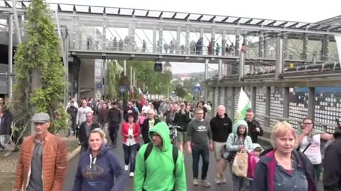 Germany: Protests in repsonse to rising energy prices, arming Ukraine (Sept. 11, 2022).