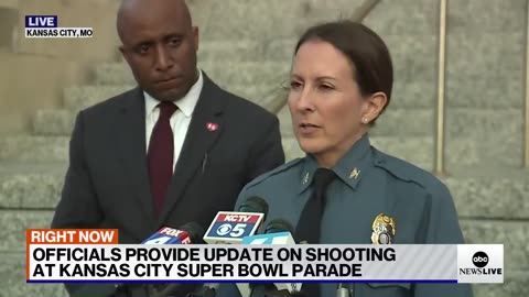 CHIEFS SUPER BOWL RALLY SHOOTING | LATEST:22 gunshots victims• 1 dead• 7 critical 8 are children