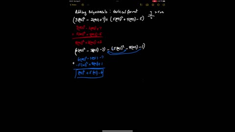 Method to evaluate a Polynomial - Part 2 | Vertical Operations of Polynomials