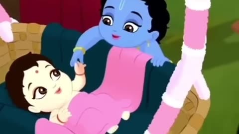 Cute krisna @/ Lord krishna video