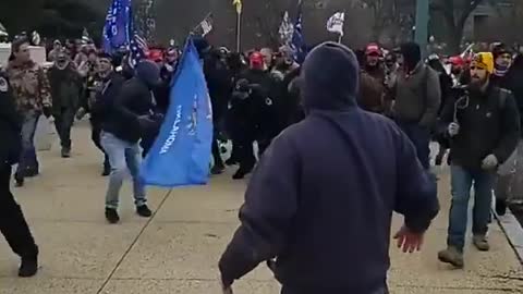 Capital Police open the flood gates and wave protesters in. Why?