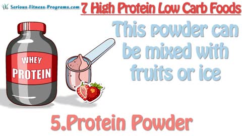 7 High Protein Low Carb Foods, Good Sources Of Protein