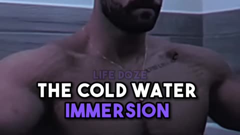 Cold Water Immersion vs. Cold Shower The Ultimate Energy HACK! #shorts