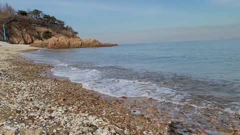 the sound of waves mong-yeo beach, So-muui-do, Korea