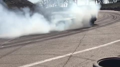 Cool drift on a BMW