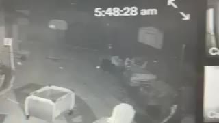 Security camera strange activity