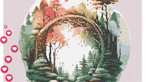 Mystic Woods Cross Stitch Pattern by Welovit | welovit.net | #welovit