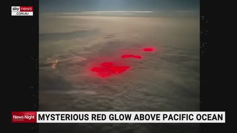 Mysterious red glow seen above Pacific Ocean explained