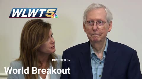 McConnell appears to freeze while speaking with reporters in Kentucky