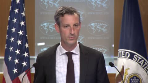 Spokesperson Ned Price leads the Department Press Briefing, at the Department of State, on September 15, 2022