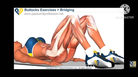 BEST Tone Buttocks exercise - Reduce buttocks and thighs with Bridging exercise