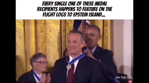 Politics - Obama Awards Medals To Elite Pedopholiles On Jeffrey Epstein Flight Logs