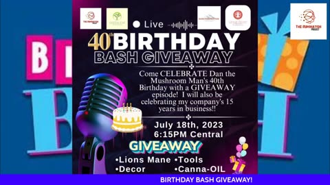 40th Birthday Bash Giveaway! 🥳🙌🎂🍾🎈🎇