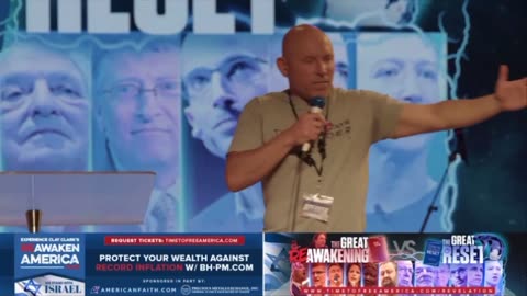 Ivan “Deep State Marauder” Raiklin at the ReAwaken America Tour