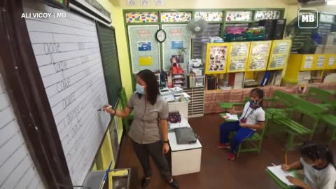 Start of 5-day face-to-face classes at Rafael Palma Elementary School