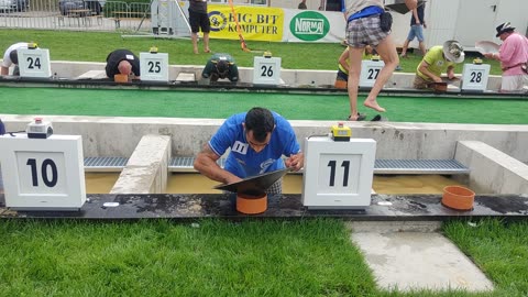 Gold panning