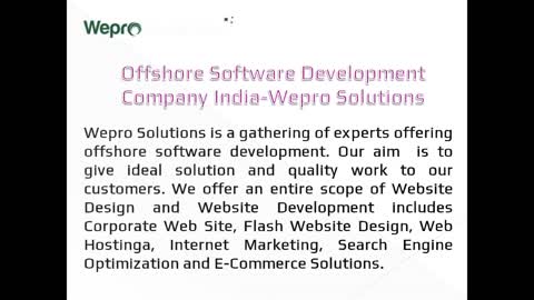 Mobile App Development Company- Wepro solutions