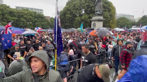 New Zealand Protest against Vaccine Mandate