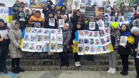 A rally of relatives of the missing AFU soldiers from the 93rd brigade was also held in Dnipro