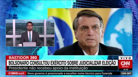 Bolsonaro consultou o Exército sobre judicializar a eleição | CNN 360º