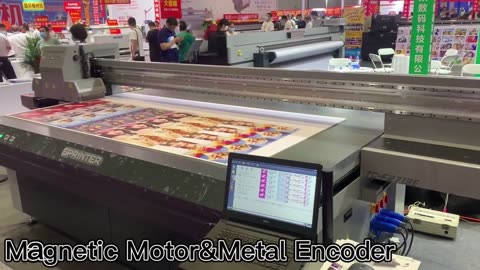 SPRINTER 2.7*1.3m Flatbed Printer in Exhibition