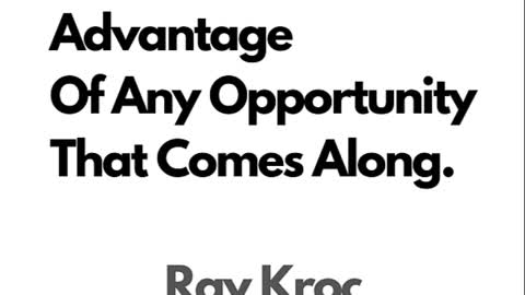 Daily Motivation 🔥 Ray Kroc Of McDonalds's Advice 🔥 #shorts 🔥 #makemoneyonline 🔥 #motivation