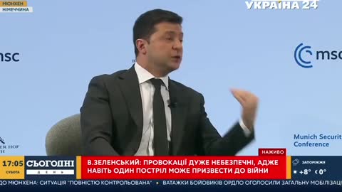 Zelensky's speech in Munich