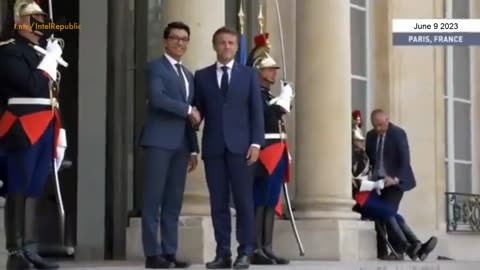 French Supreme Leader Macron showing just how much he loves his people