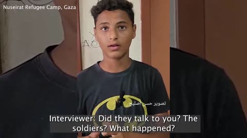 A young boy explains how American Special Forces killed his 12 year old brother