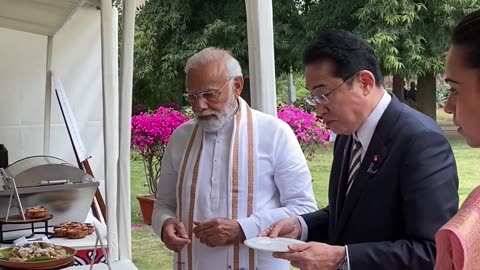 When PM Modi Japan PM Fumio Kishida had GolGappas