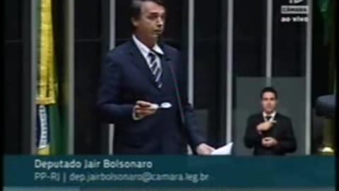 BOLSONARO TORTURA GENOINO NO PLENÁRIO