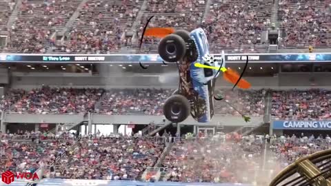 Crazy Monster Truck Freestyle Moments #2 Monster Jam highlight Craziest Crashes 2020 Woa Doodles