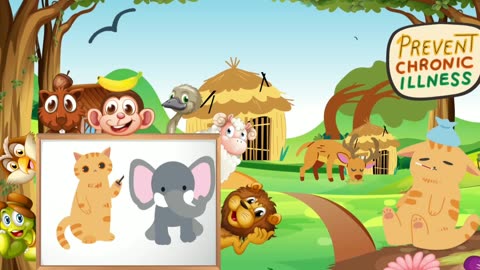 Cat and Elephant Cartoon | English Moral Story