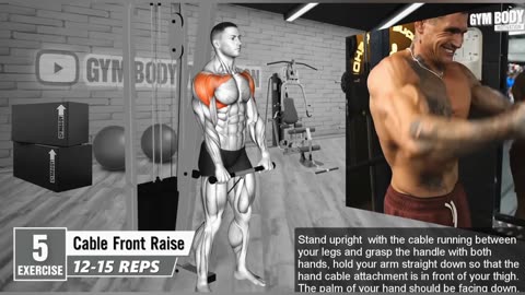 Shoulders Workout At Gym - 7 Best Exercise For Shoulder & Chest .. GYM BODY MOTIVATION