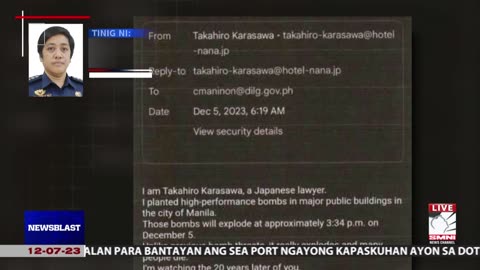 Mga nasa likod ng sunud-sunod na bomb threats sa mga ahensya ng pamahalaan, tinutugis na ng PNP