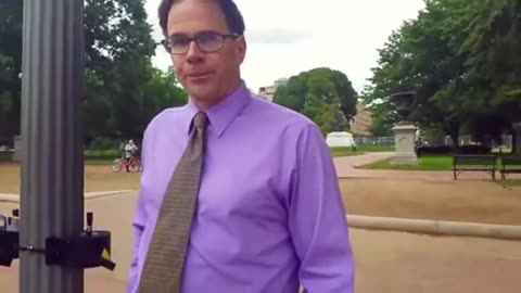 Targeted Individuals Karen Stewart, Todd Giffen, and Matthew Aaron at the White House Protest