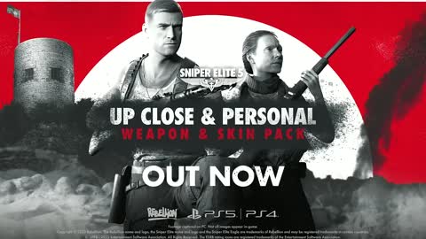 Sniper Elite 5 - Up Close & Personal Weapon & Skin Pack PS5 & PS4 Games